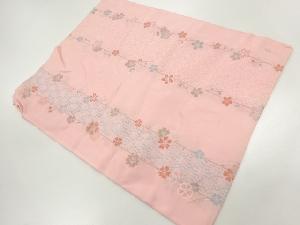 アンティーク　枝花模様肩裏地